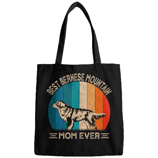 Womens Bernese Mountain Dog Graphic bests Mom Ever Mothers Day Bags