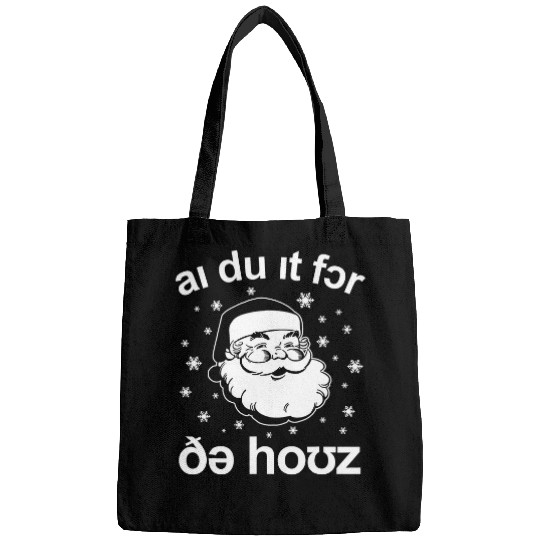 Christmas SLP IPA Phonetics Funny Speech Therapy Therapist Bags