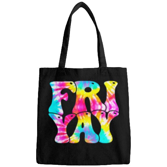 Friyay Funny Teachers Weekend Day of the Week Teachers 3 Bags