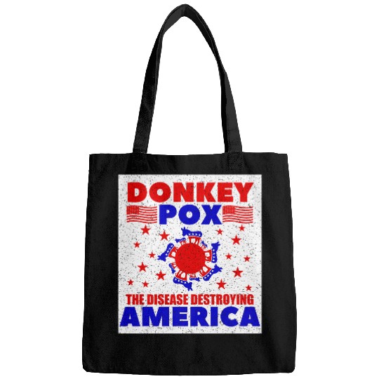 Donkey Pox The Disease Destroying America Pun antis Biden 24 Bags