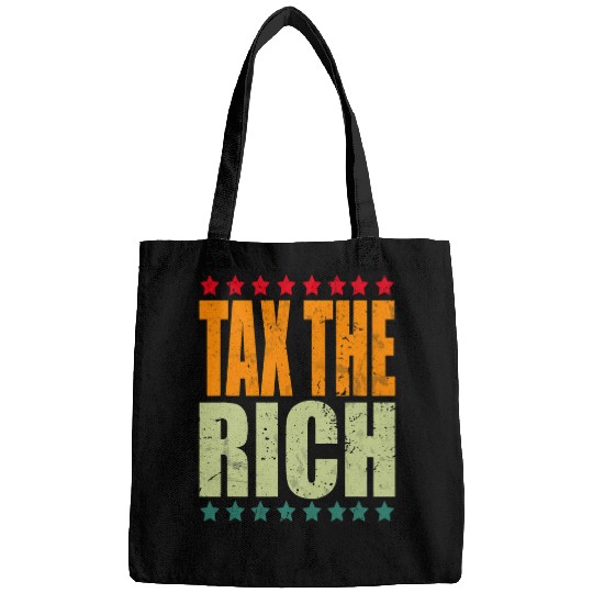 Tax The Rich vintages Retro Cancel Student Debt AOC 1 Bags