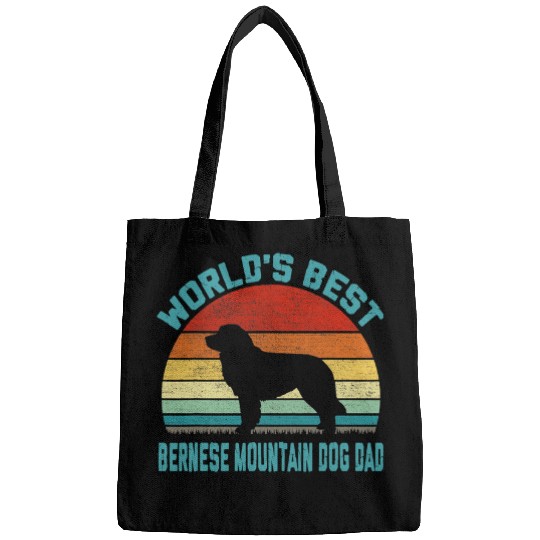 vintages Worlds bests bests Bernese Mountain Dog Dad Bags