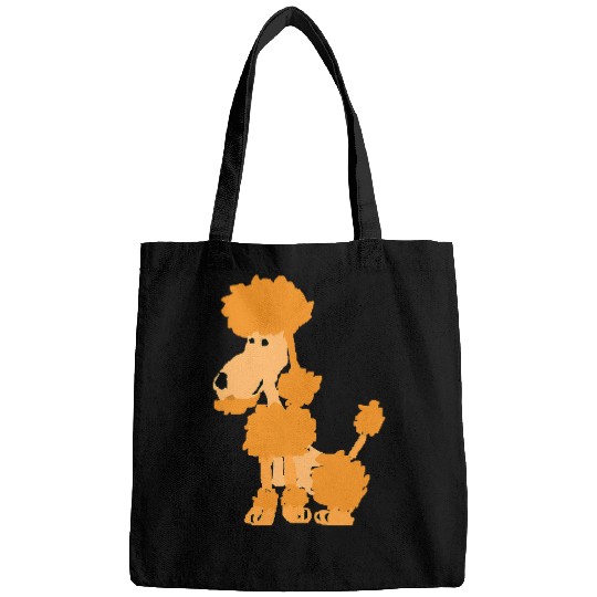Poodles Smileteespetsa Cute Apricot Miniature Poodle Dog Cartoon 320 Poodle dog Bags