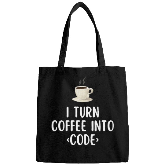 Web Developer Website Programmer Coder Coffee Lover 1 Bags
