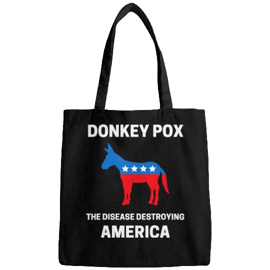 Donkey Pox The Disease Destroying America Funny antis Biden 9 Bags