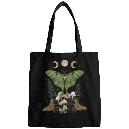 Fairy Grunge Fairycore Aesthetic Goth Luna Moth Mushroom Bags