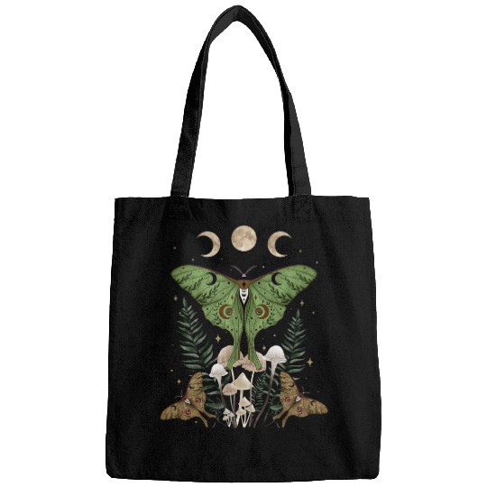 Fairy Grunge Fairycore Aesthetic Goth Luna Moth Mushroom Bags