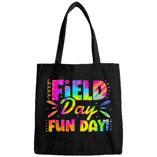Field Day Fun Day Teacher Student Kids School Event Tie Dye Bags