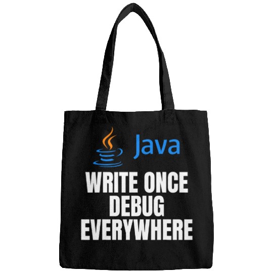 Funny Java Programming Coding Programmer Bags