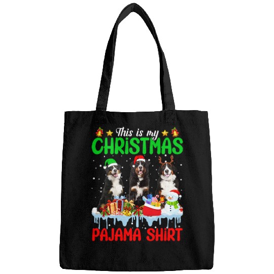 This Is My Bernese Mountain Dog Pajama Puppy Lover Bags