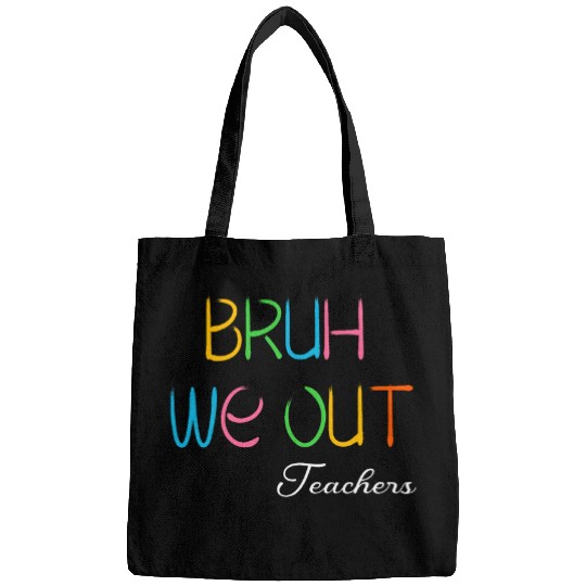 Bye Bruh We Out End Of School Retro Rainbow Sunglasses Boys 1 Bags