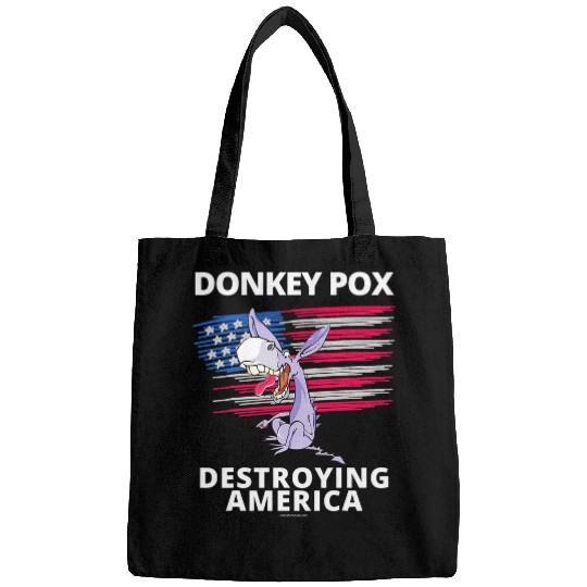 Donkey Pox Destroying America AntiBiden Conservative Bags