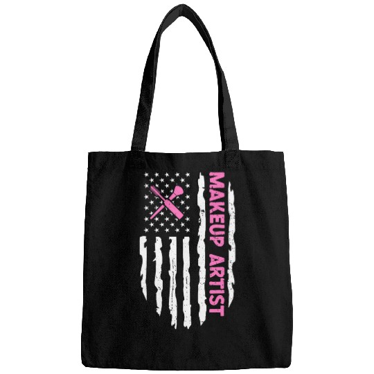 Brows Lashes US Flag Esthetician Eyebrow Makeup Artist Bags