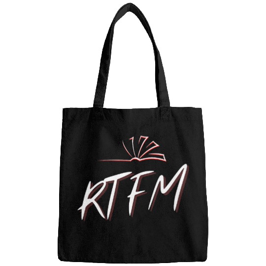 RTFM Read the fuing Manual Programmer Geek Bags