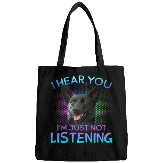 Australian Kelpie I hear you not listening Bags
