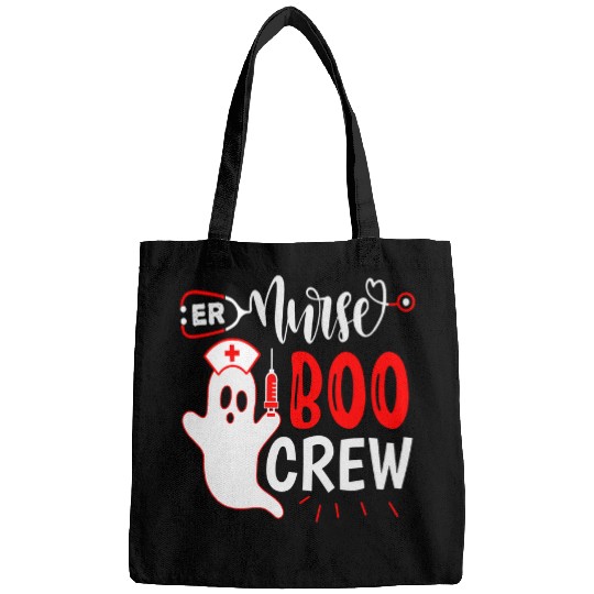 Boo Boo Crew  ghosts ER nurses Costume Funny Halloween Bags