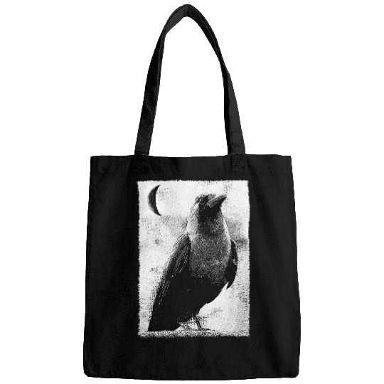 Alternative Clothes Aesthetic Goth Women 2Crow Graphic Bags