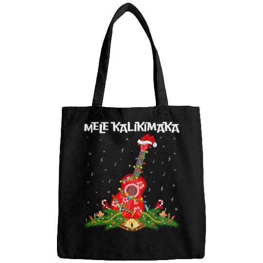 Guitarist Ukulele Hawaiian Mele Kalikimaka Ukulele Guitar Christmas 210 Guitar Bags