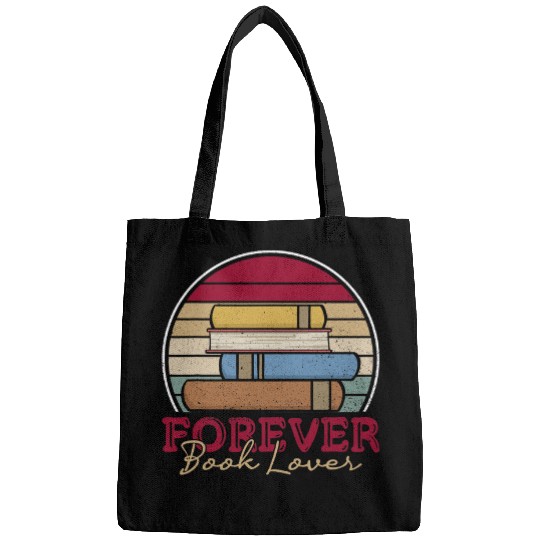Forever Booklover Librarian Book Addict Bags