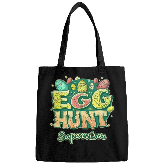 Easter Funny Egg Hunt Supervisor Dad Mom Kid Party Bags