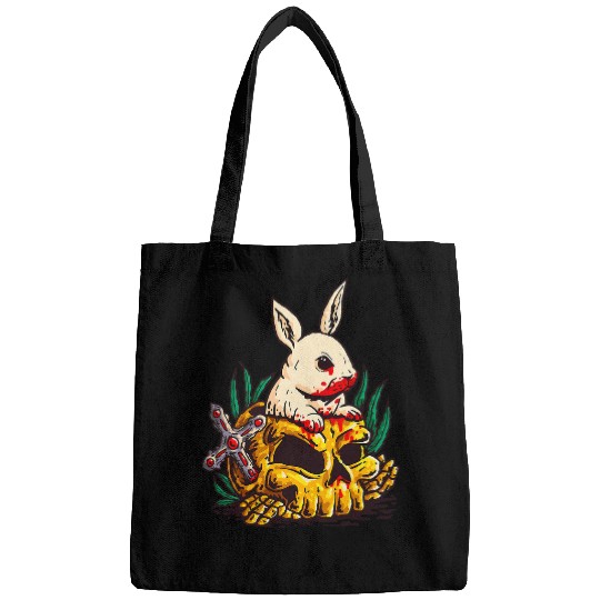 Skeletons Skulls Scary Rabbit Bloody Skull Bags