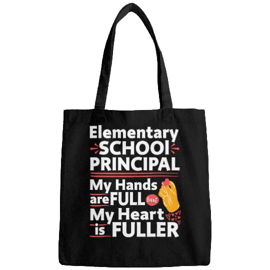 First Day of School Elementary School Principal Teacher Cute Bags