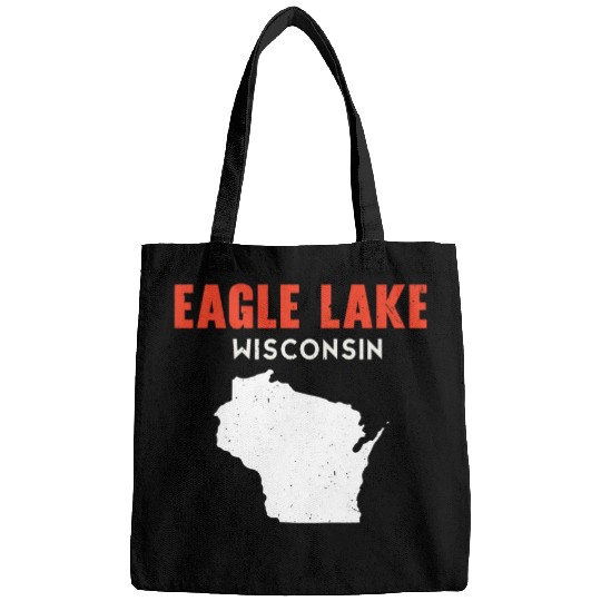 Eagle Lake Wisconsin USA State America Travel Wisconsinite Bags