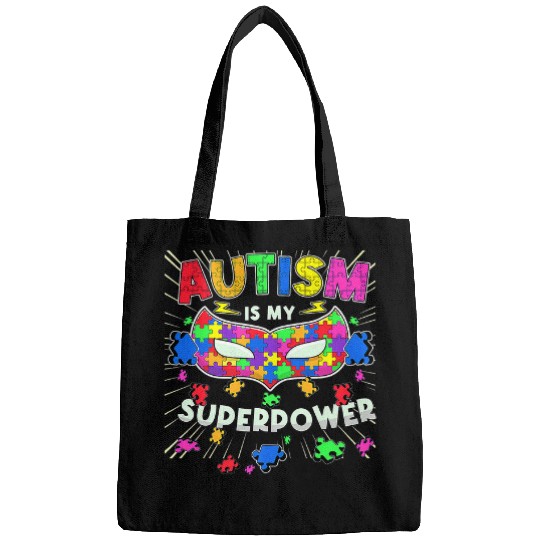 Autism Is My Superpower Funny Women Neurodiverse Bags