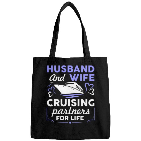 Funny Cruising Design For Husband Wife Couples Cruise Ship Bags