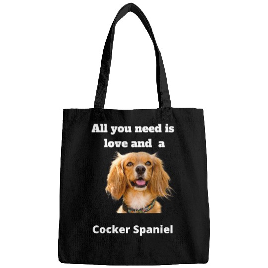Dog Cocker Spaniel Great American Cocker Spaniel dog lover Cocker dog lover Bags
