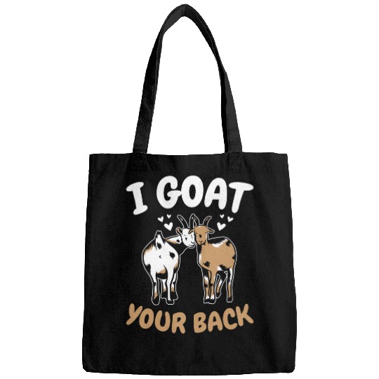 Goats Lover I Goats Your Back Farming Animals Farmer Goats Bags