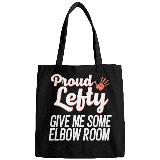 Funny Left Handed Gift For Kids Men Women Cool Proud Lefty Bags