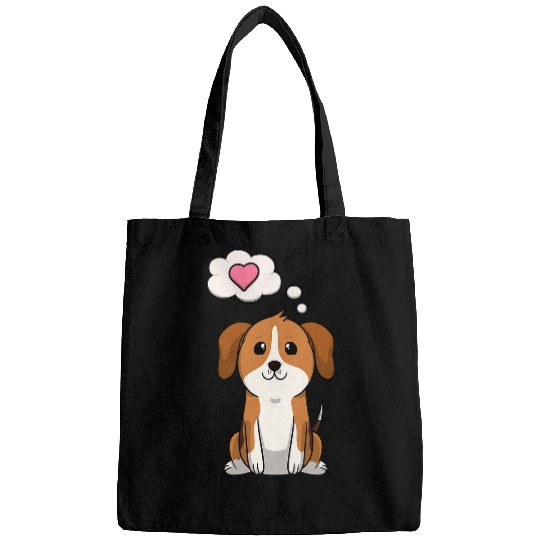 Beagle Dog Puppy Love Without Words Von Herz Bags
