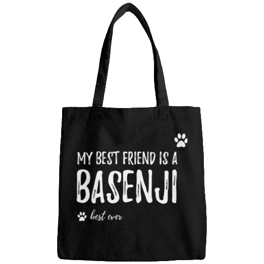 Basenji Mom Dog Lover Friend Funny Dog Mom Gift Idea Bags