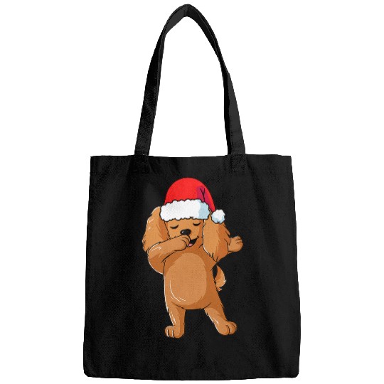 Dog Cocker Spaniel Dabbings Dog Cocker Spaniel Hat Christmas Dab Dance Dog Bags