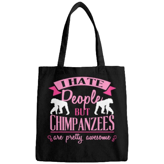 Funny Chimpanzee For Girls And Women Who Love Chi Bags