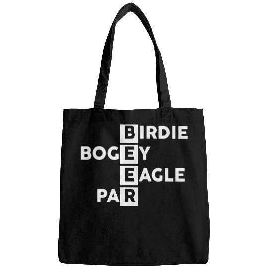 Birdie Bogey Eagle Par Beer Golf Lover Bags
