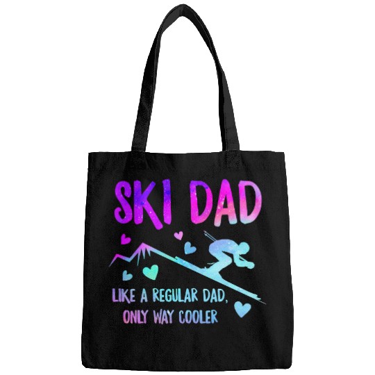 Skiing Ski Dad Fathers Day Dad Funny Ski Lover Dad Ski Funny Rider Skiing Dad Loves Ski Bags