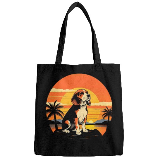 Beagle Dog vintages Style 2 Bags