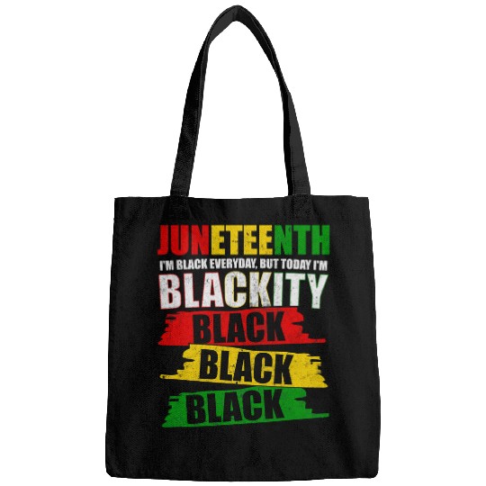 Blackity Black History Juneteenth Pride Afrocentric Novelty Bags