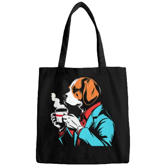 Beagle Coffee Funny Dog Beverage Bags