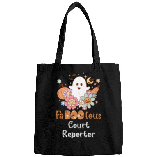 Faboolous Court Reporter Boo Funny Halloween Bags