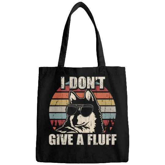 Alaskan Klee Kai I Dont Give A Fluff funny for Fathers Day Bags
