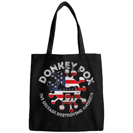 antis Biden antis Democrat Donkey Pox Destroying America VOTE Bags