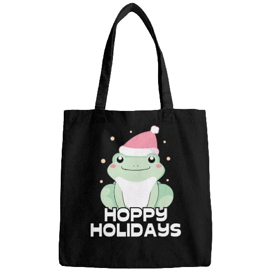 Frog Christmas Merry xmass Frog Owner Amphibian Toad 4 Bags