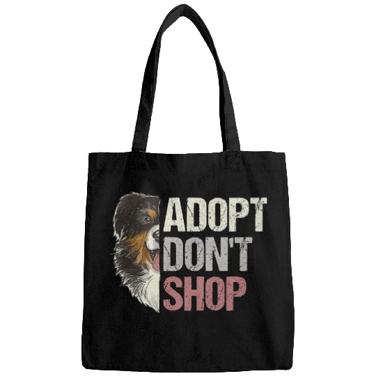 Adopt Dont Shop Australian Shepherd Dog Design Bags