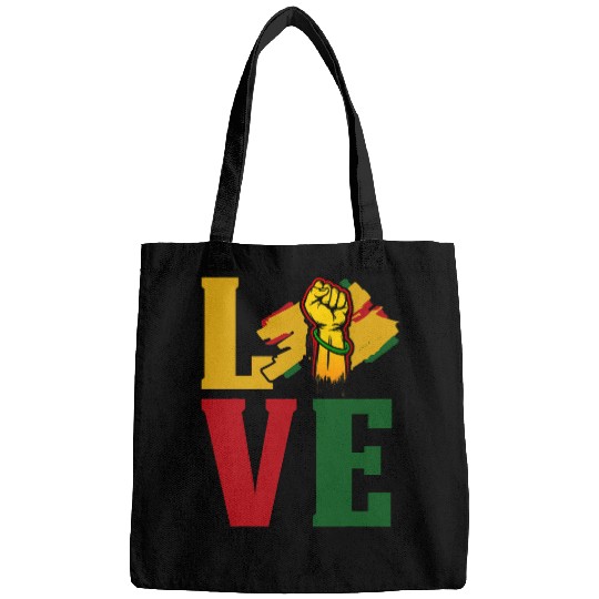 Black Love History Afrocentric African American Empowerment Bags