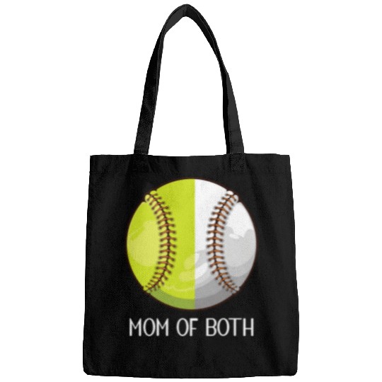 Sport Baseball Game Day Mom Of Both Baseball Mom Softball Mom Life Bags