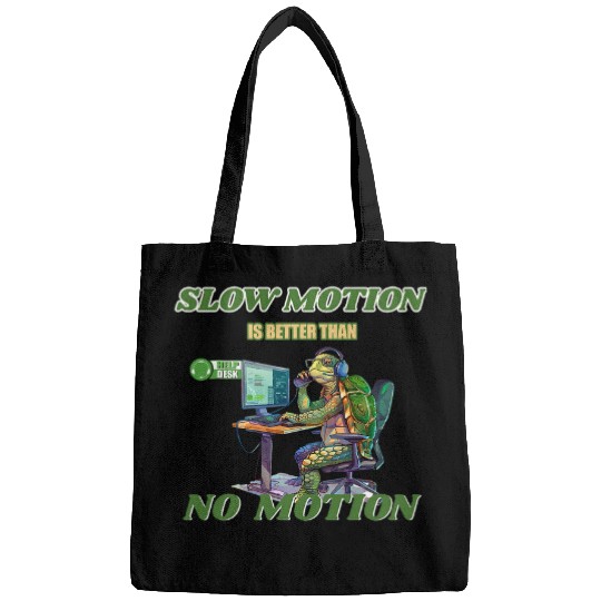 Funny computer science programmer coding tortoise help desk Bags