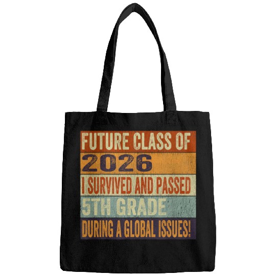 Future Class Of 2026 5th Grade Funny Student Graduation 2 Bags